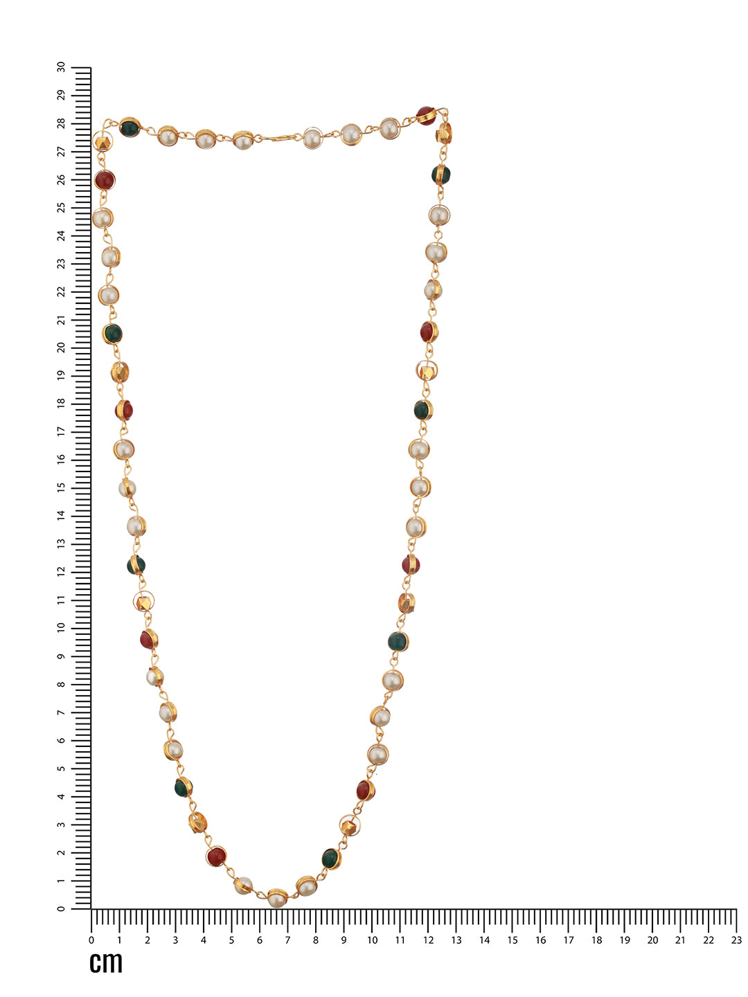 Jazz And Sizzle Gold Plated Multicolored Stone Studded & Beaded Necklace