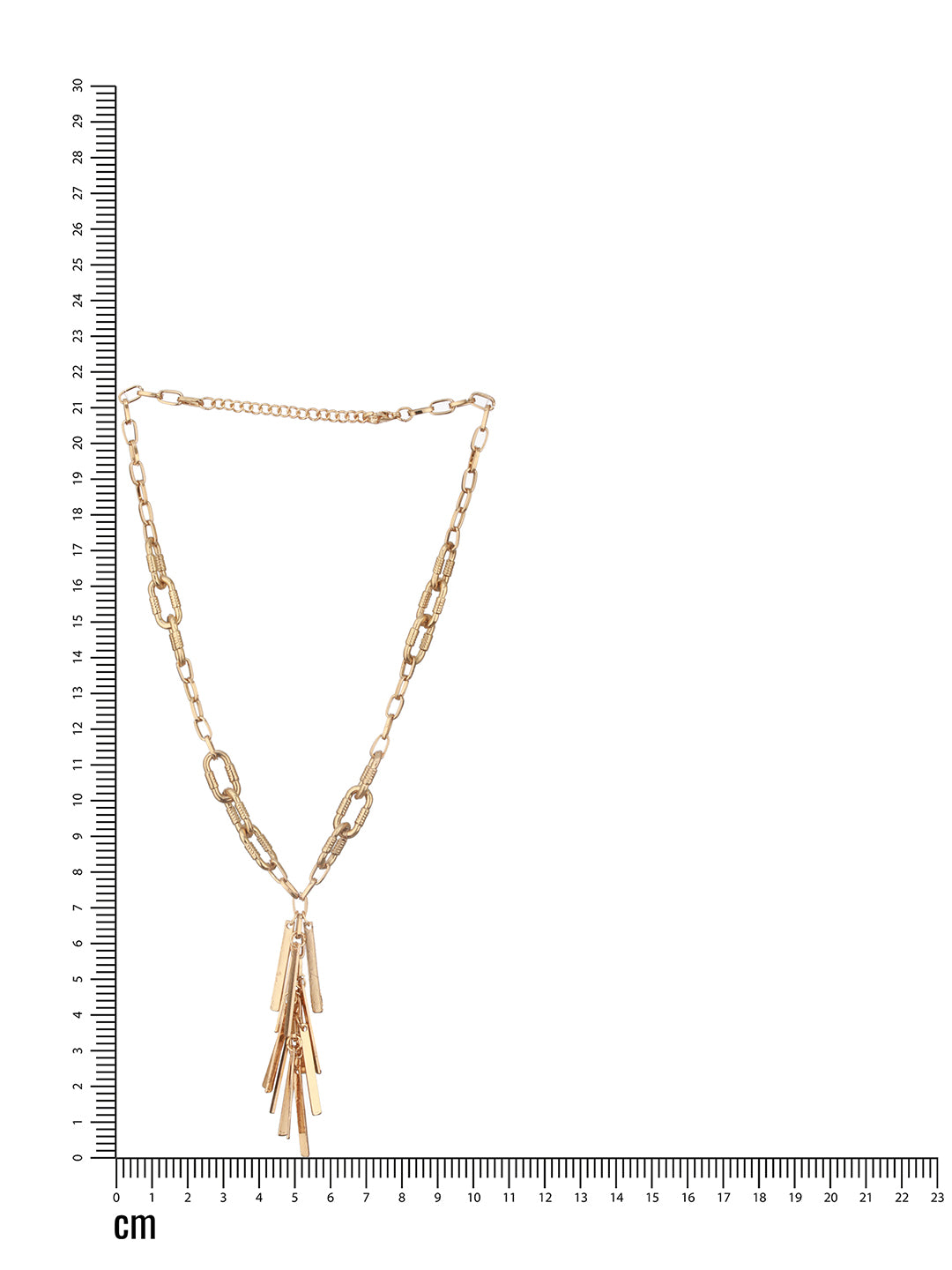 Jazz And Sizzle Gold-Plated Tasseled Necklace Chain