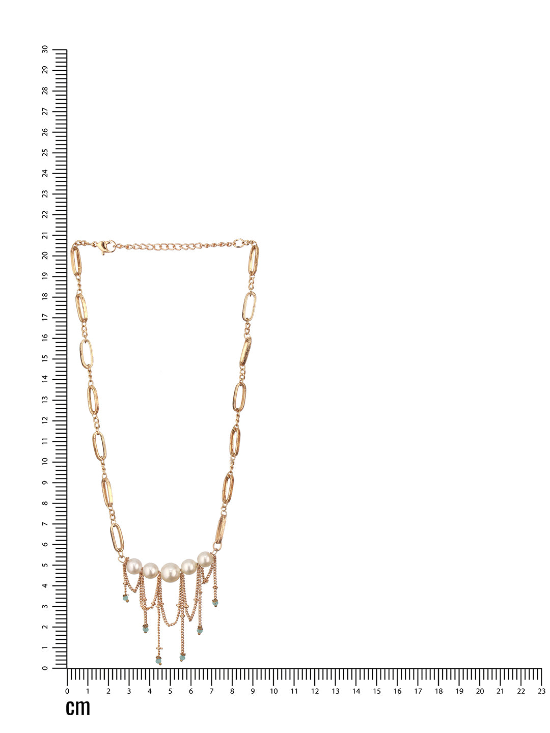 Jazz and Sizzle Gold-Plated Stones-Studded & Pearl Beaded Jewellery Set