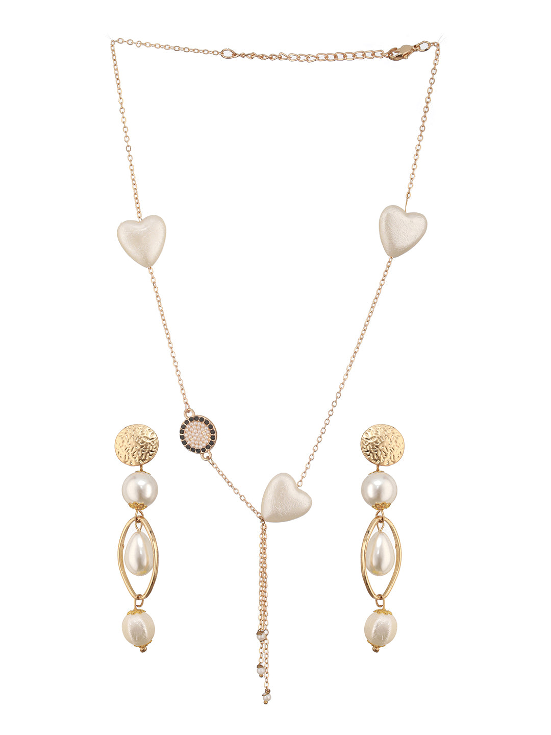 Jazz and Sizzle Gold-Plated Pearls Beaded Jewellery Set