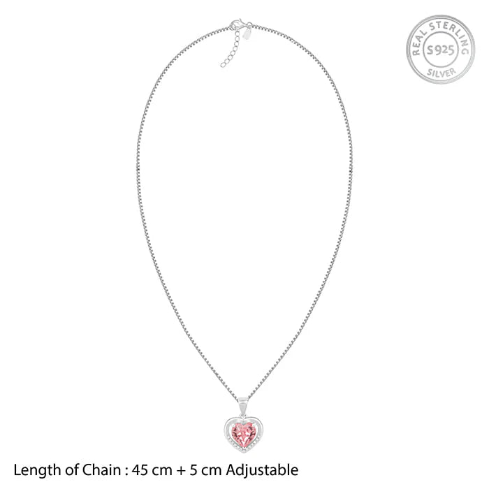 Silver Valentine Pendant