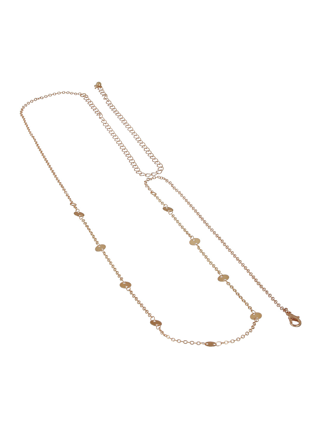 Gold-Plated Beaded Waist Chain - Jazzandsizzle