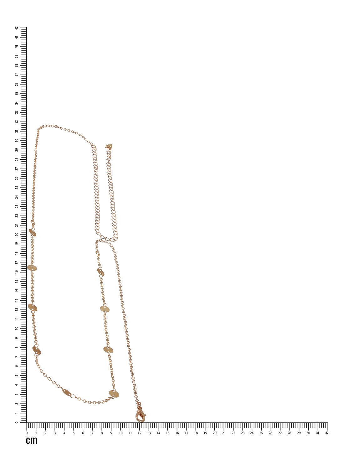 Gold-Plated Beaded Waist Chain - Jazzandsizzle