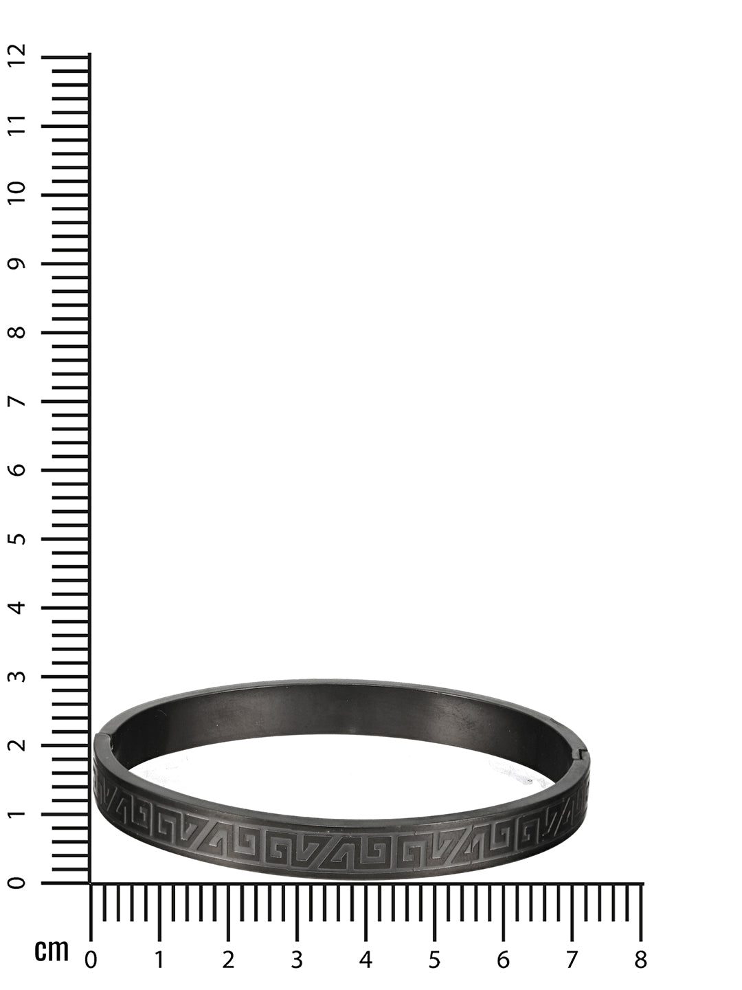 Men'S Men Black Stainless Steel Kada Bracelet