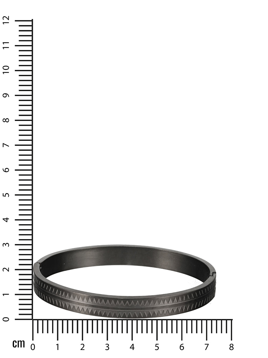 Men'S Men Black Stainless Steel Kada Bracelet