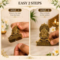 Gold Plated Jai Shree Shyam Idol | Home, Car & Office Spiritual Decor
