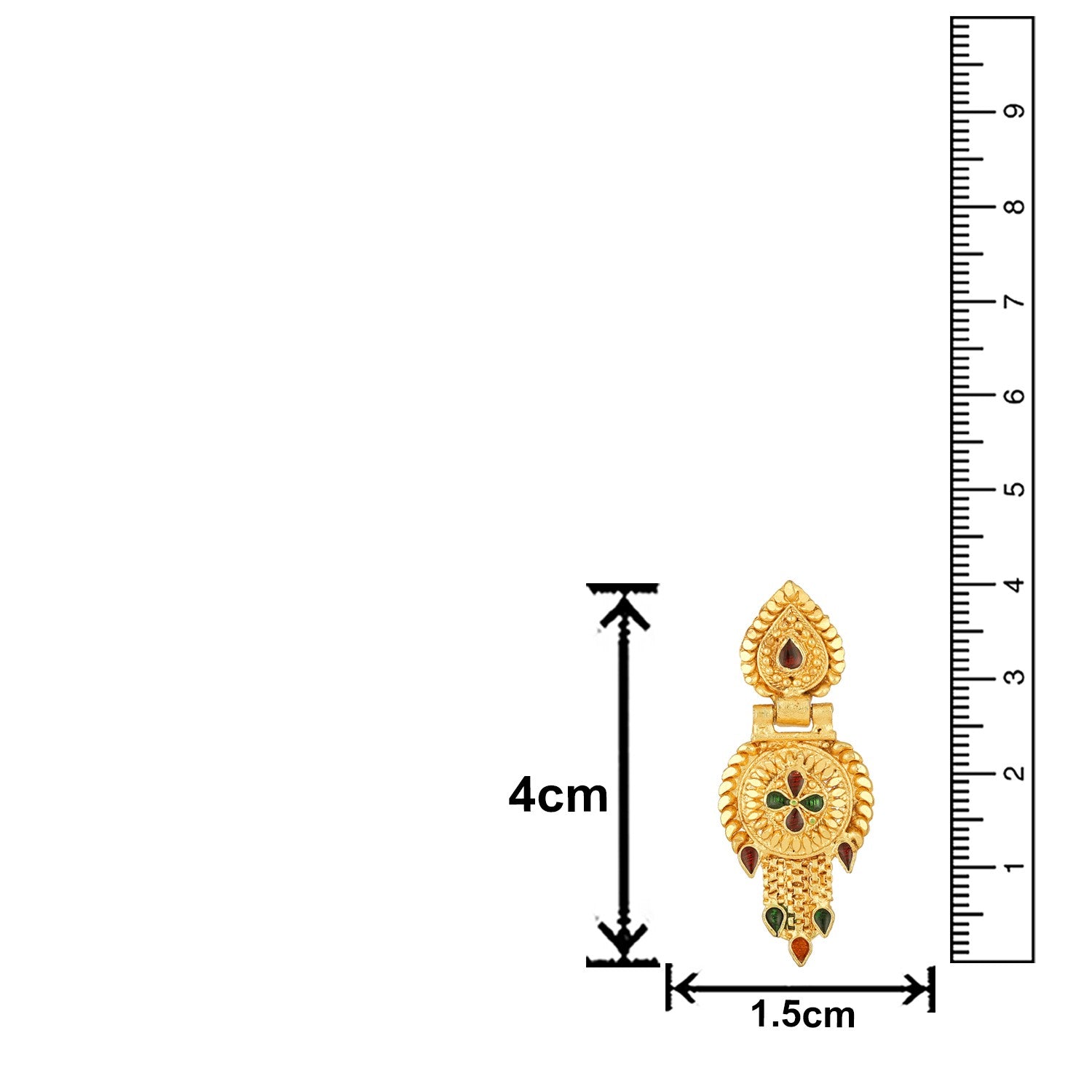 Jazz And Sizzle 22K Gold Plated Circular Design Necklace Set with Matching Earrings Dubai Style Jewelry Set