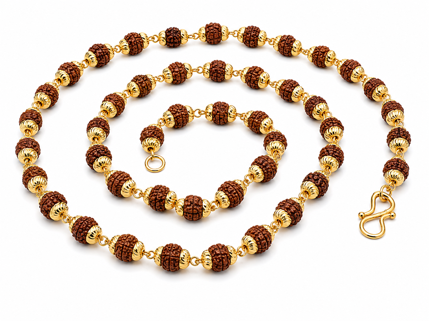 Spiritual Rudraksha Necklace-JS-SNC-0010