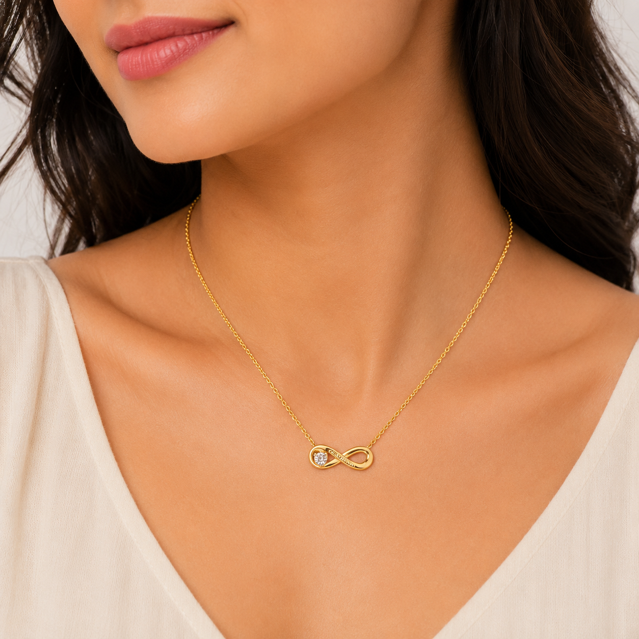 Infinity Love Pendant Necklace for Women | Anti-Tarnish