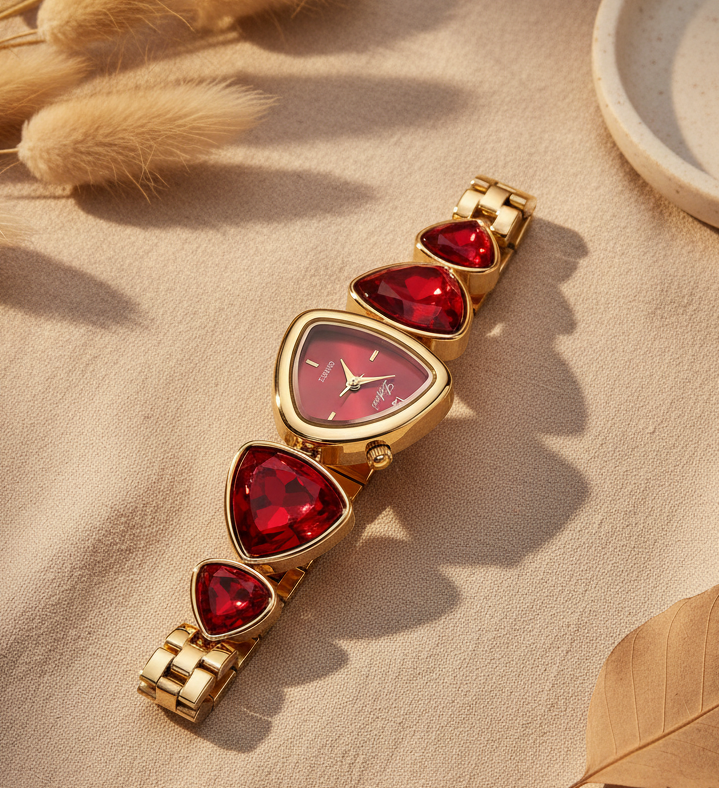 Ruby Royale Bracelet Watch