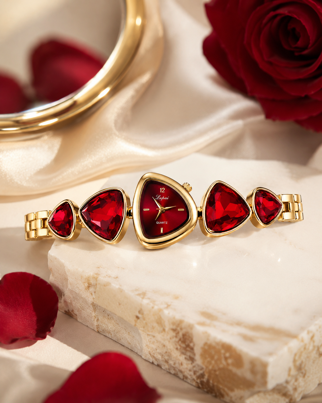 Ruby Royale Bracelet Watch