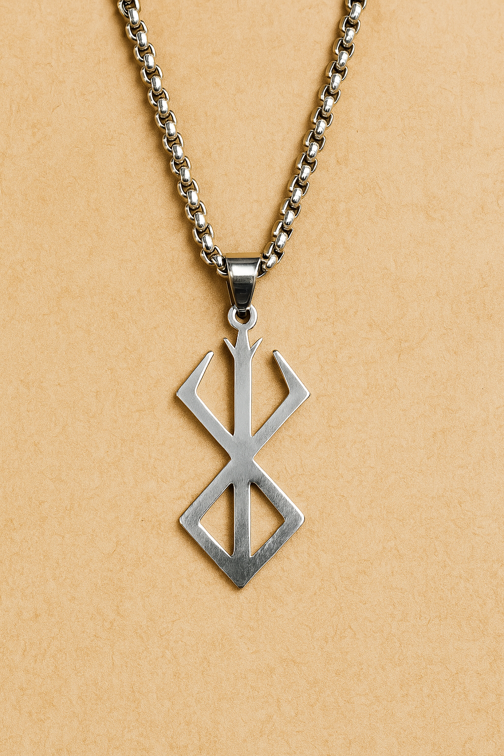 Jazz and Sizzle Silver Plated Anime Cosplay Stainless Steel Pendant with Chain