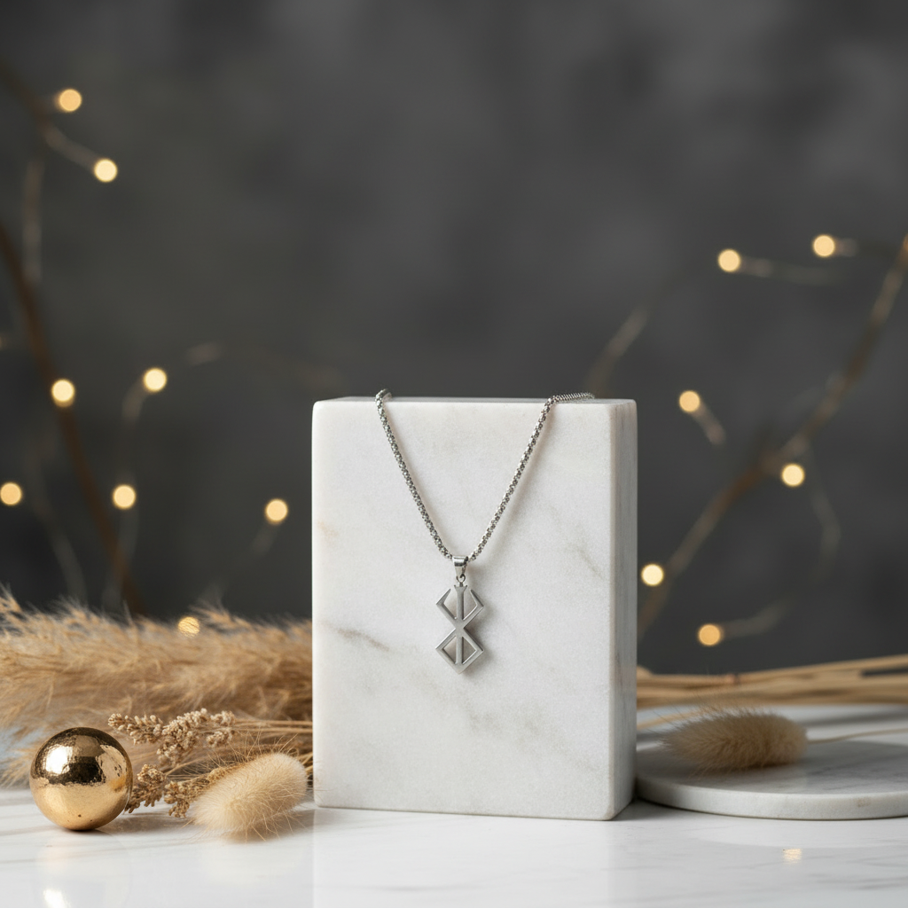 Jazz and Sizzle Silver Plated Anime Cosplay Stainless Steel Pendant with Chain