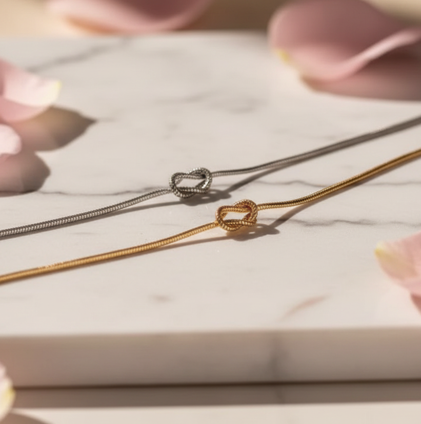 Minimalist Adjustable Gold & Silver-Tone Bracelet for Men & Women