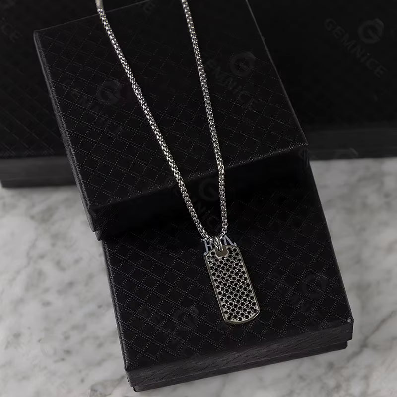 Jazz And Sizzle Cubic Zirconia Studded Necklace New Design Pendant Chain