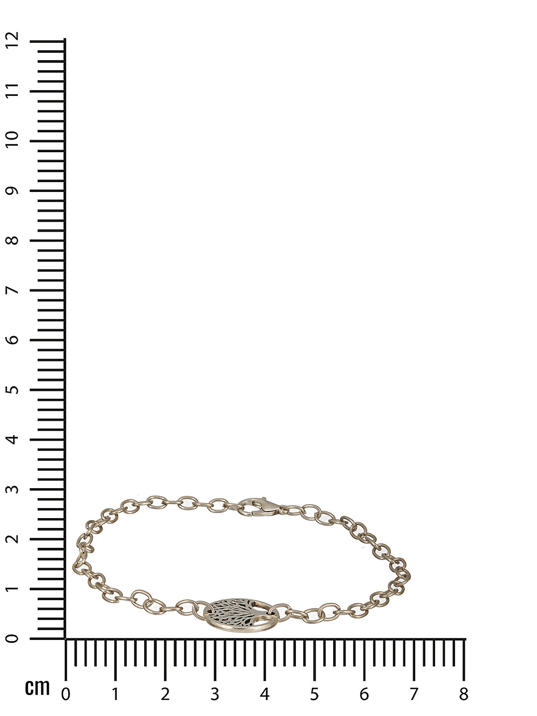 Men Silver-Toned Rhodium-Plated Pack of 2 Link Bracelet - Jazzandsizzle