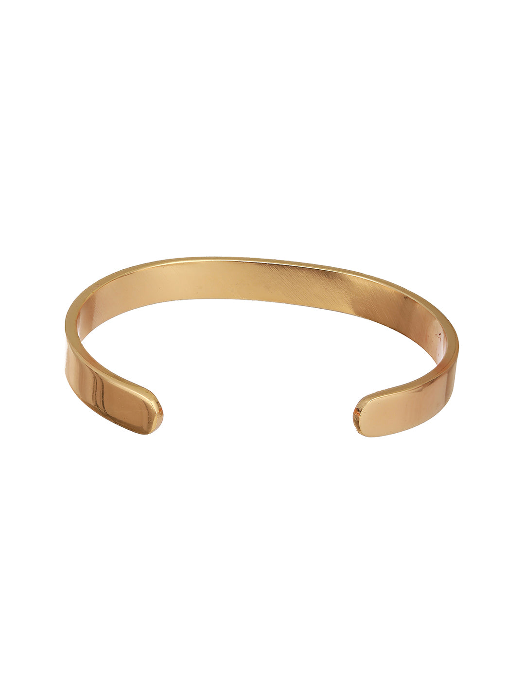 Men Gold-Toned Cuff Bracelet - Jazzandsizzle
