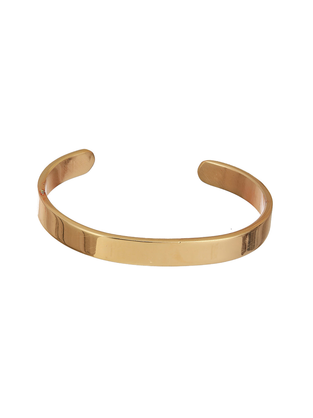Men Gold-Toned Cuff Bracelet - Jazzandsizzle