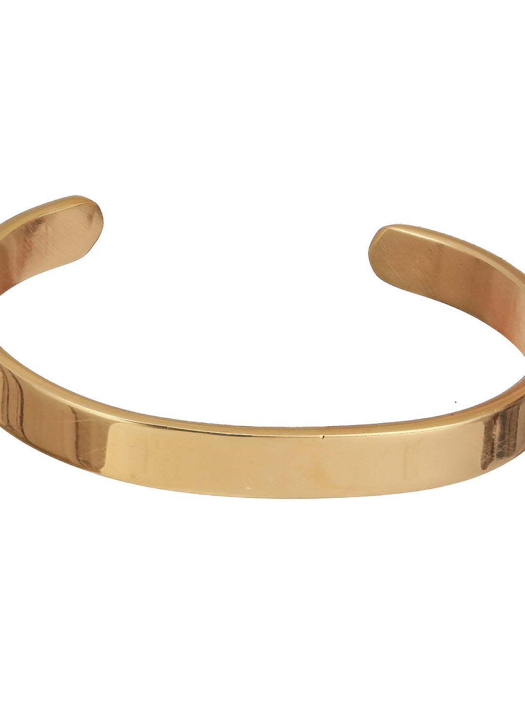 Men Gold-Toned Cuff Bracelet - Jazzandsizzle