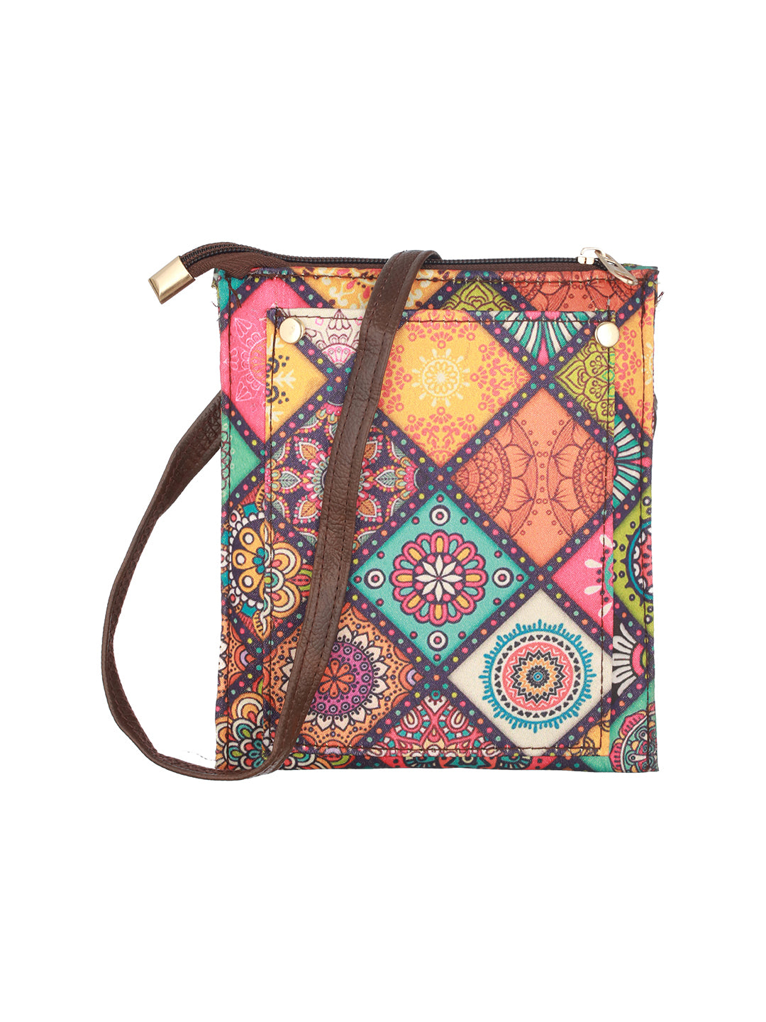 Ethnic Motifs Printed Sling Bag - Jazzandsizzle