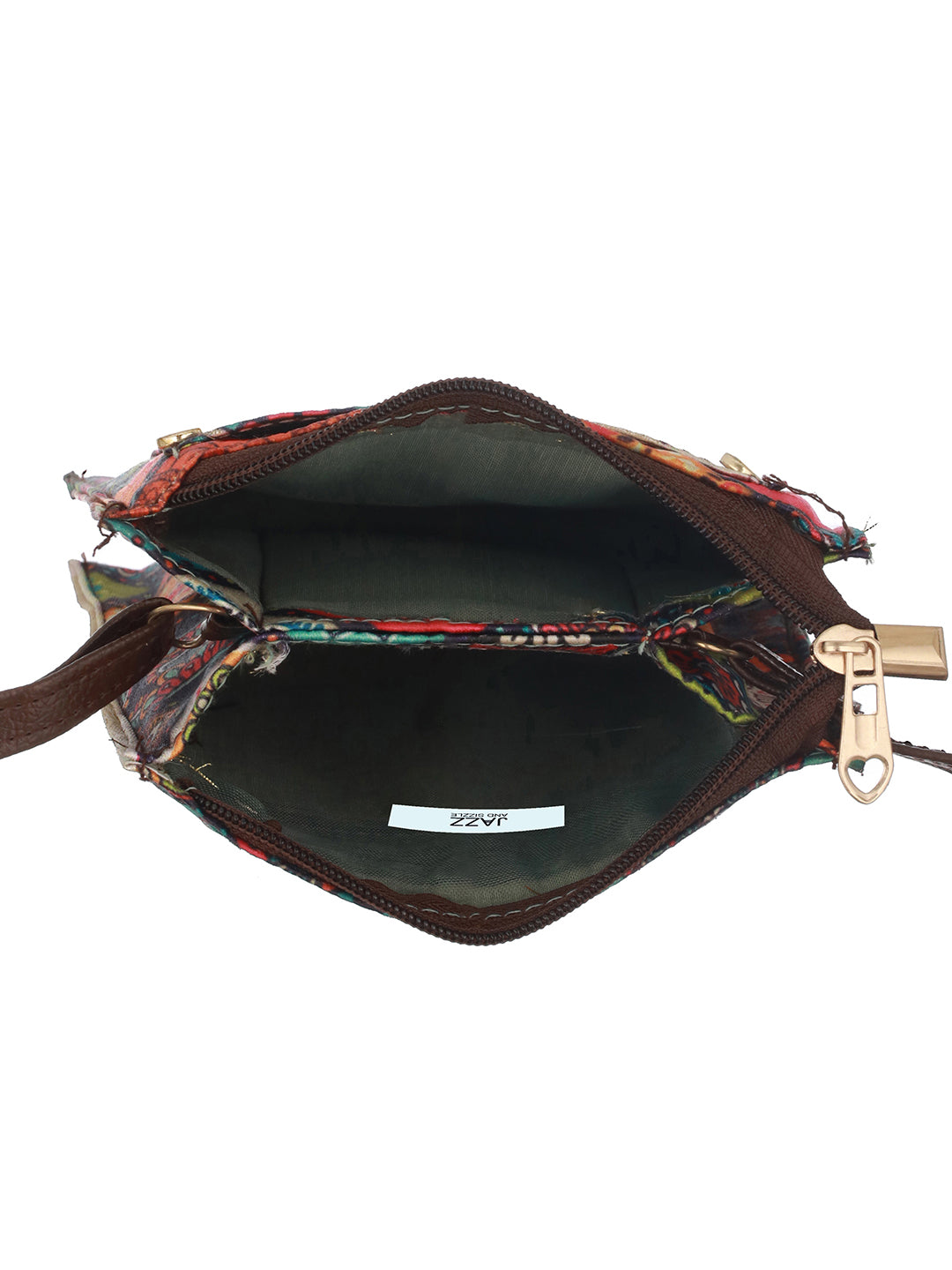 Ethnic Motifs Printed Sling Bag - Jazzandsizzle