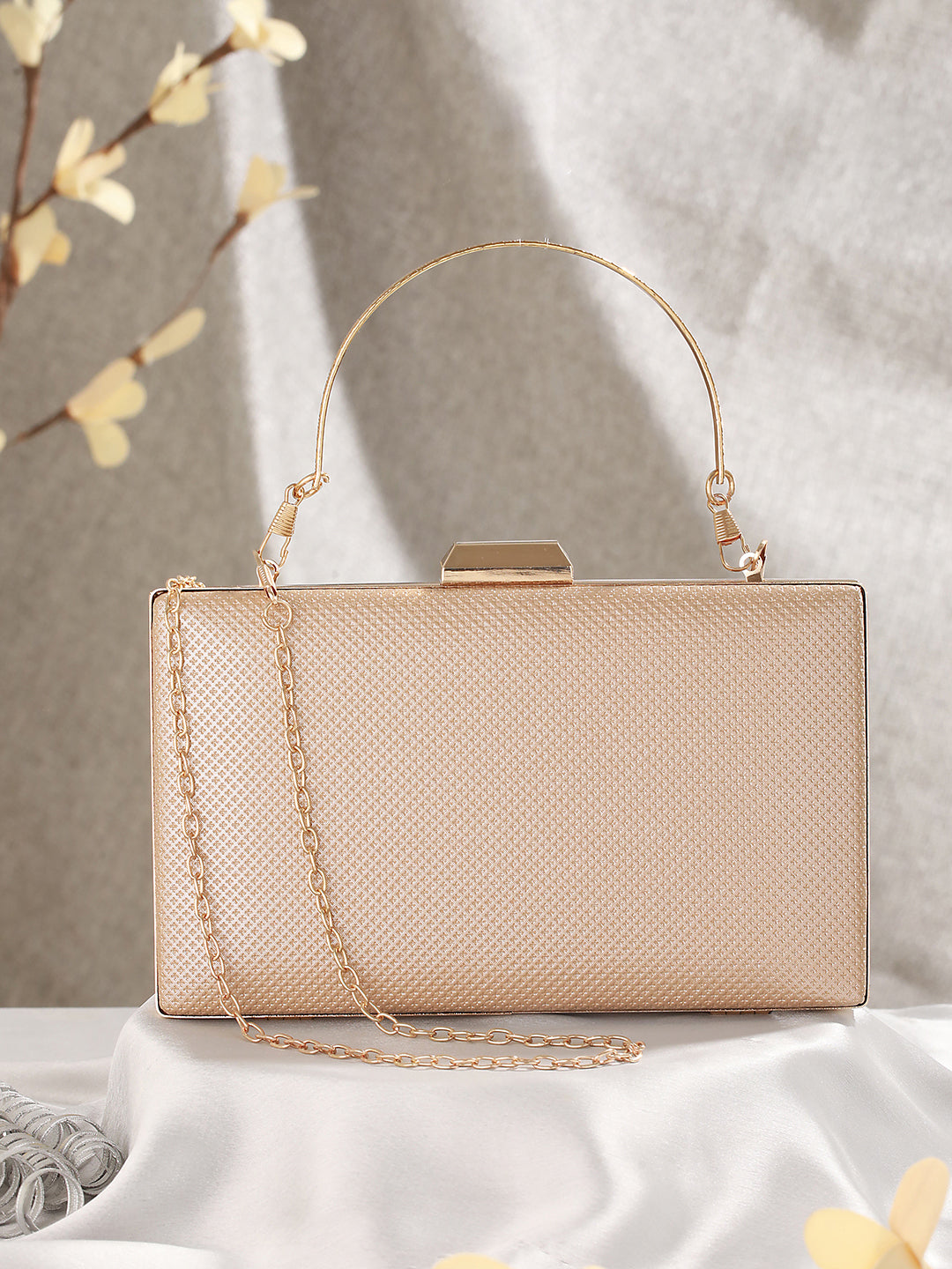 Shoulder Strap Box Clutches - Jazzandsizzle