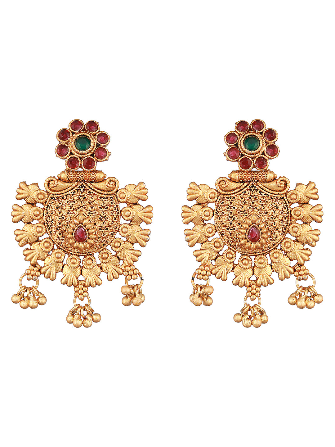 Gold-Toned Classic Drop Earrings - Jazzandsizzle