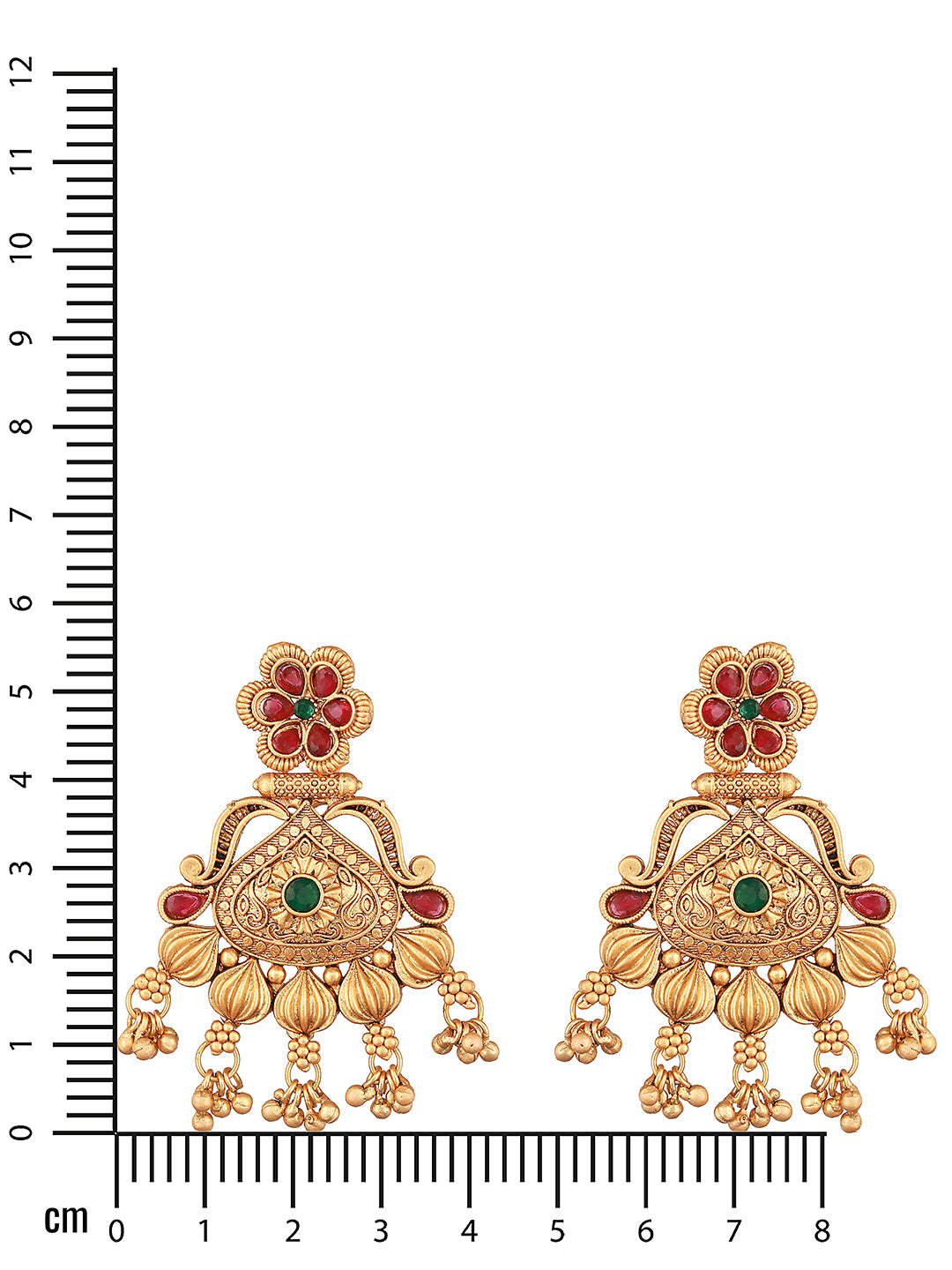 Gold-Toned Classic Jhumkas Earrings - Jazzandsizzle