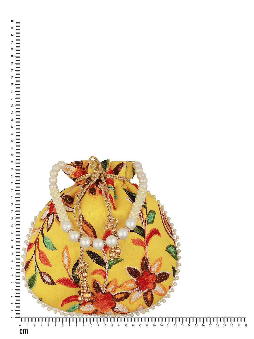 Embroidered Potli Clutch - Jazzandsizzle