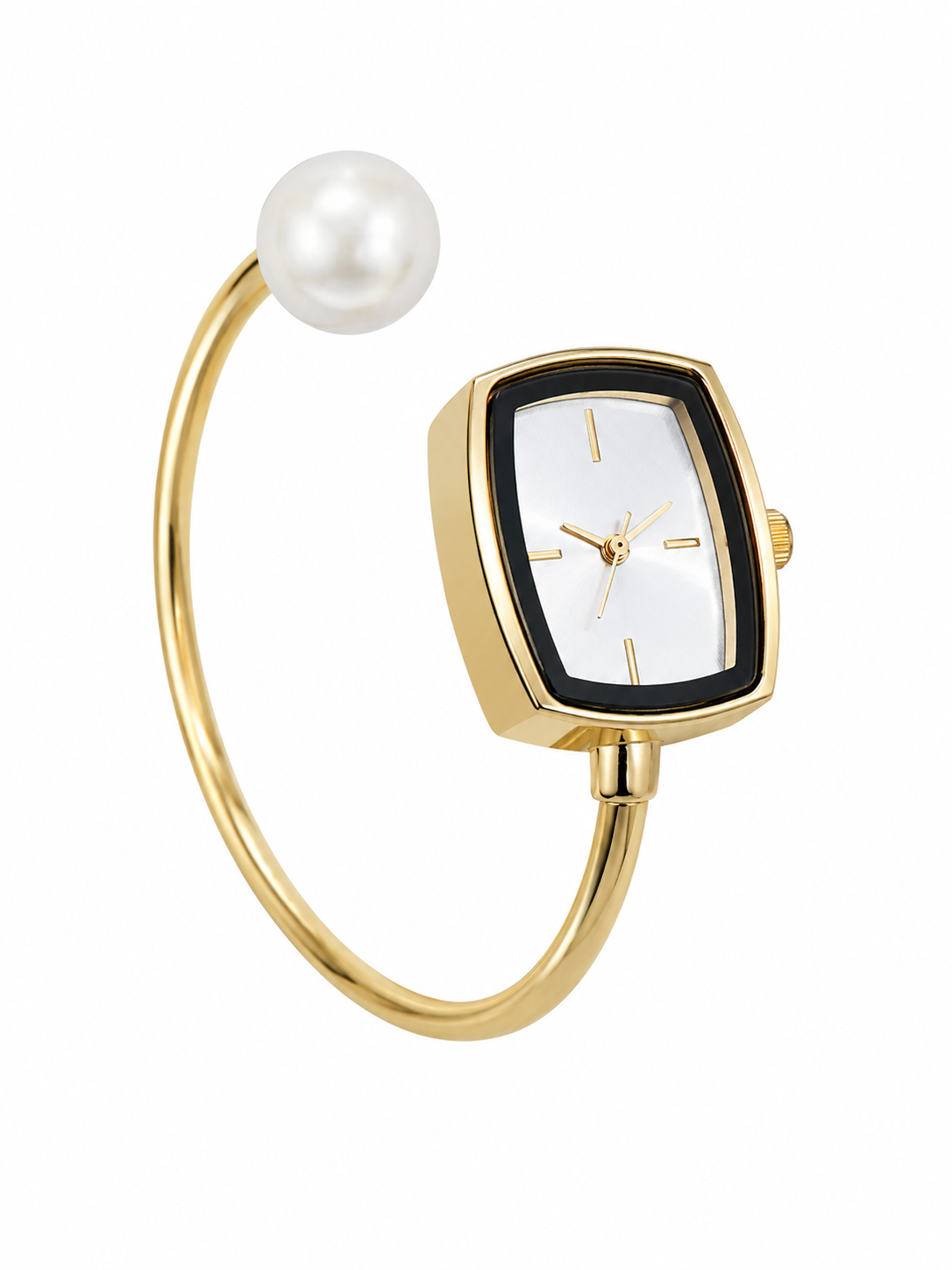 Pearl Grace Open Cuff Bracelet