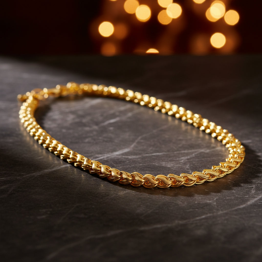 Jazz And Sizzle Trendy Jewelry Stainless Steel Chain Hand Bracelet and Necklace Chain