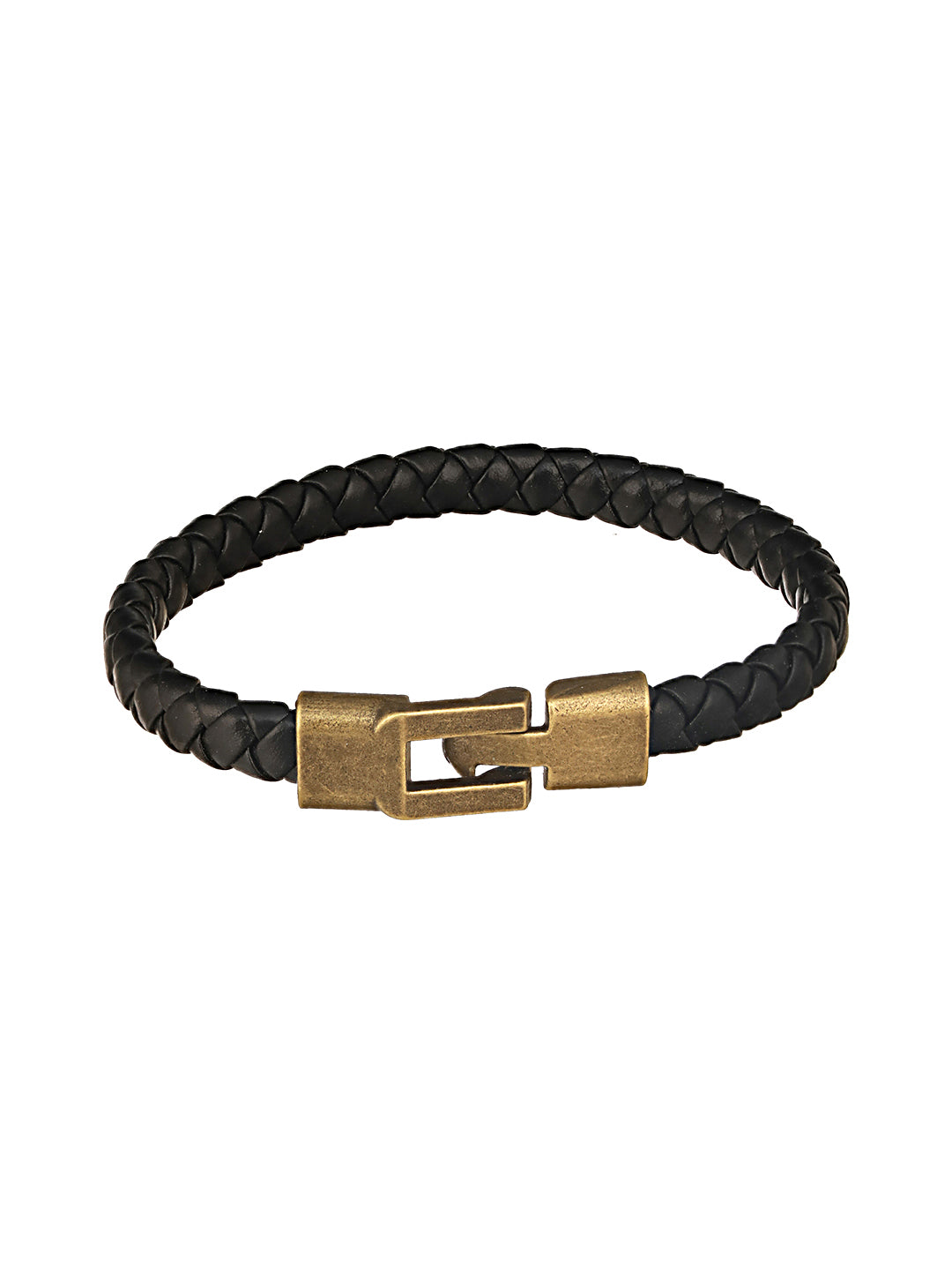 Jazz And Sizzle Men Set of 3 Black & Blue Multistrand Bracelets