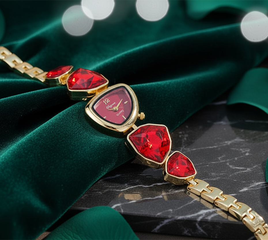 Ruby Royale Bracelet Watch