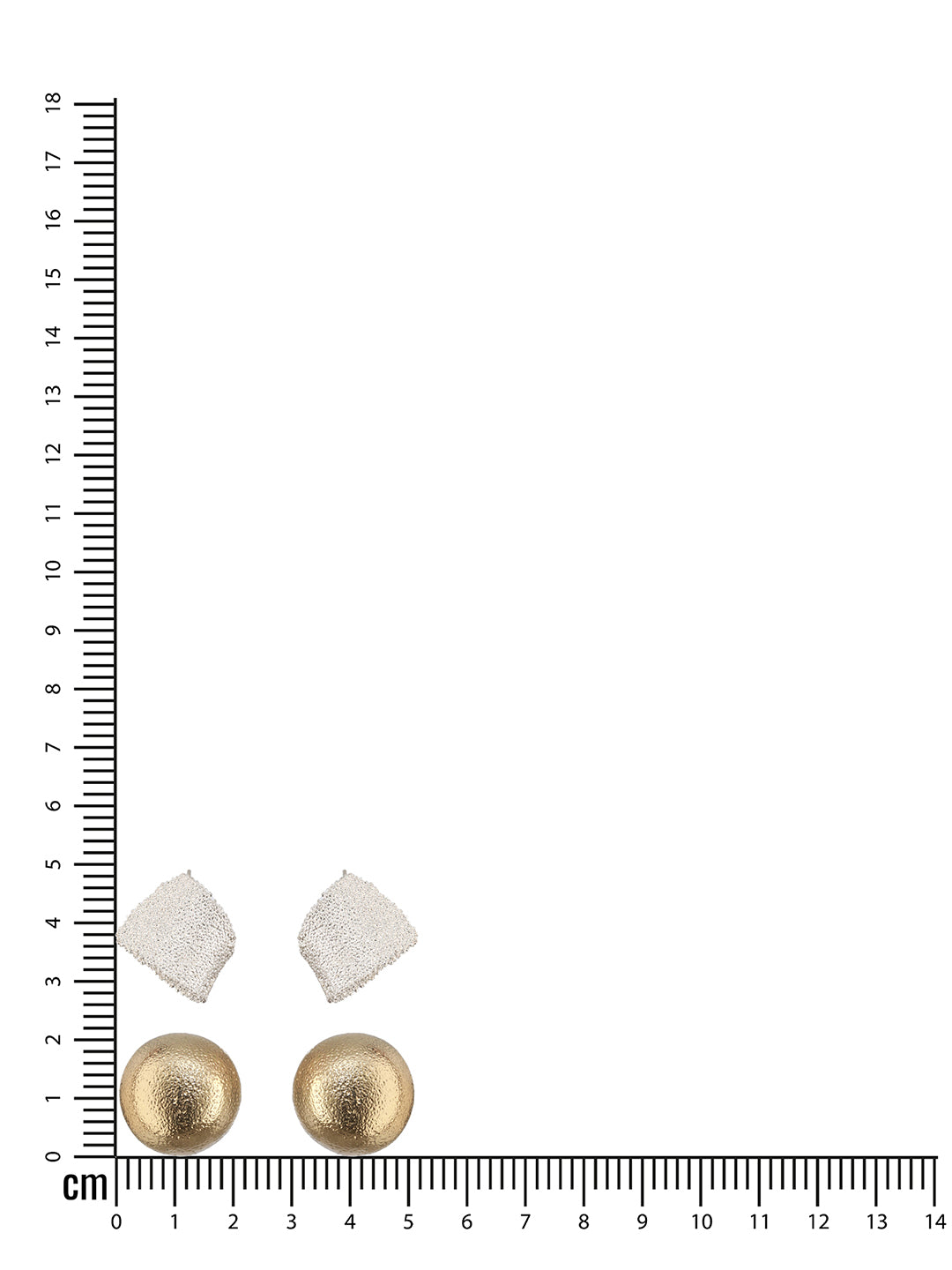 Jazz And Sizzle Set of 2 Textured Half Hoop Earrings (Copy)