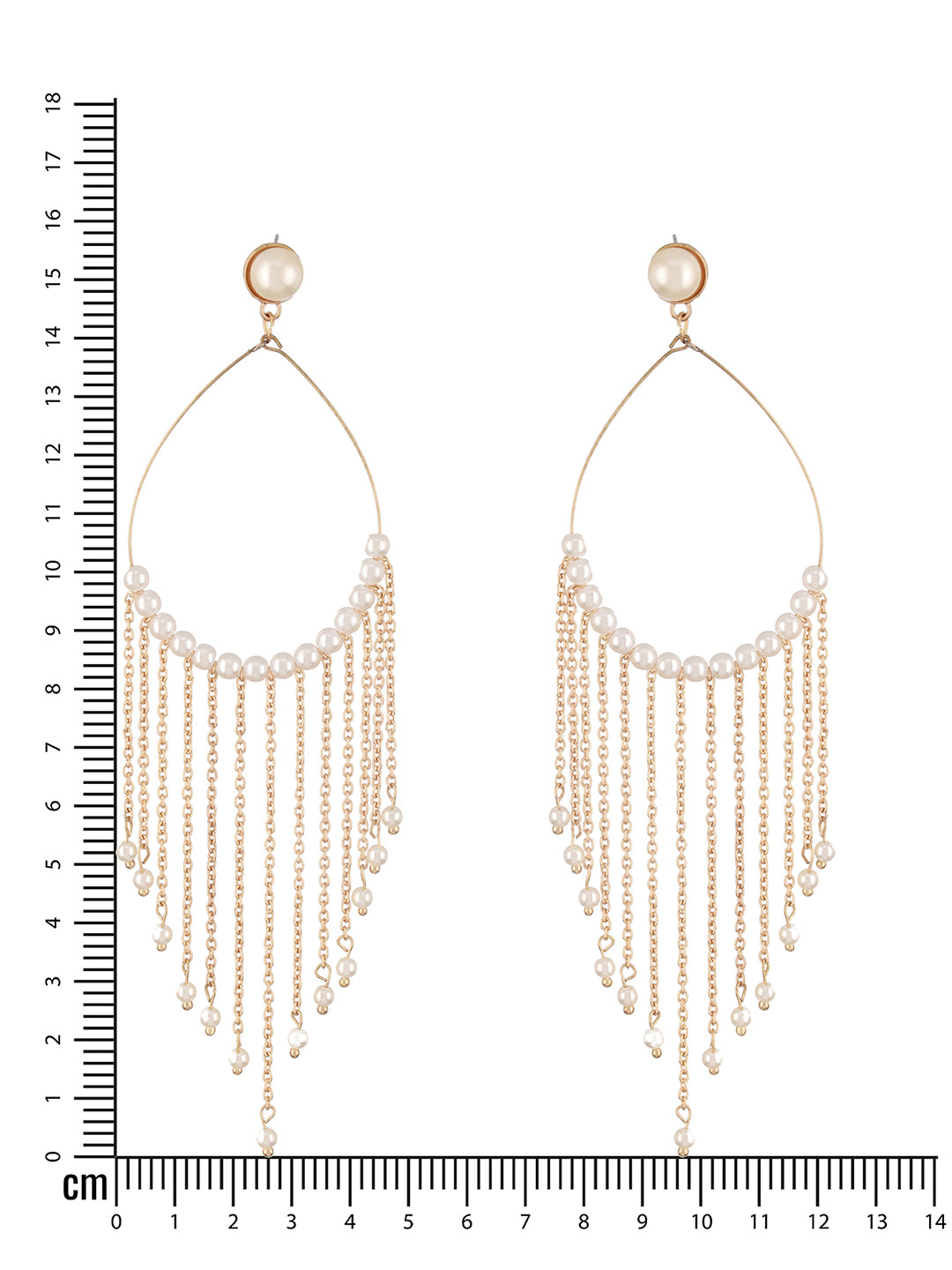 Jazz And Sizzle Pearl Beaded Drop Earrings