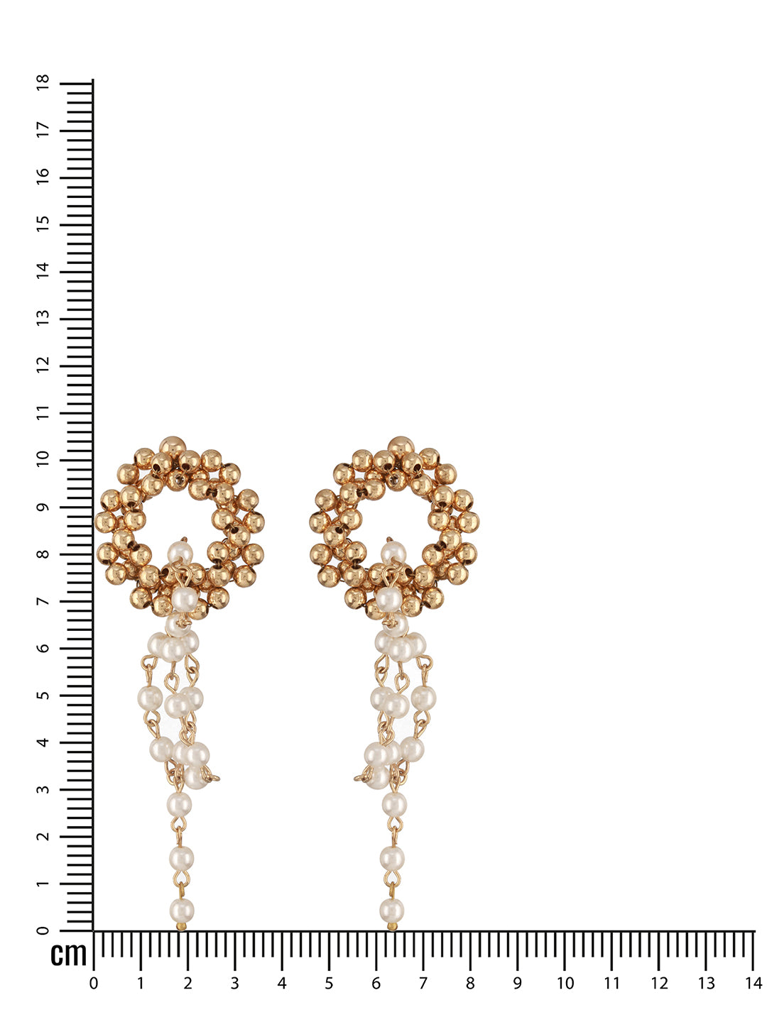 Jazz And Sizzle Pearl Beaded Drop Earrings