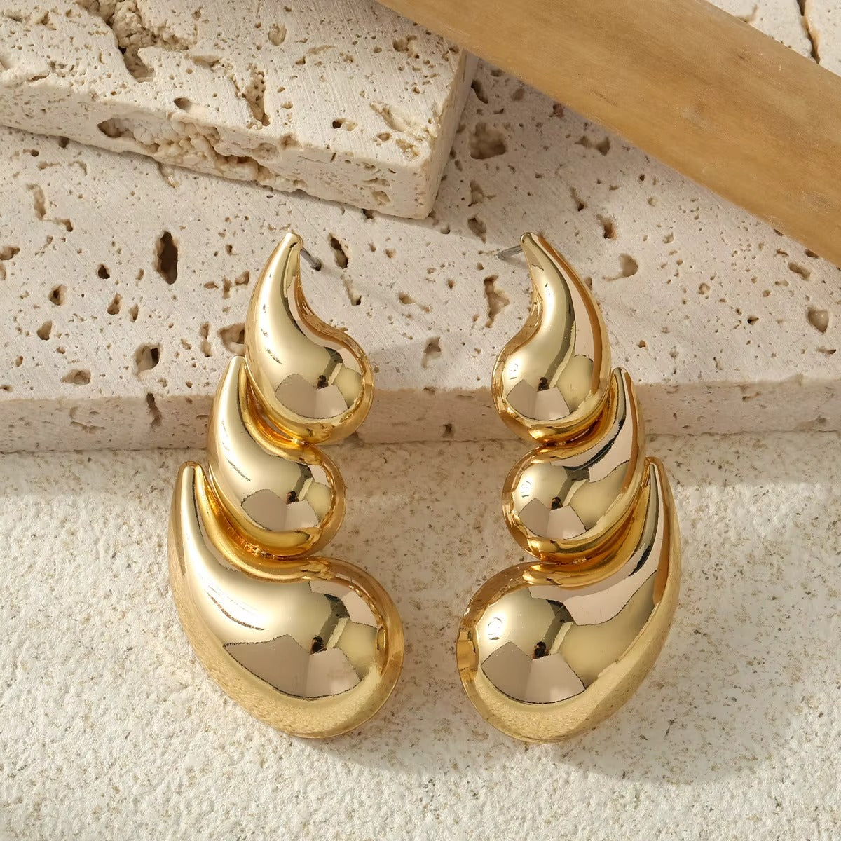 Fashion Punk Style New Design Water Drop Earrings for Women Jewelry