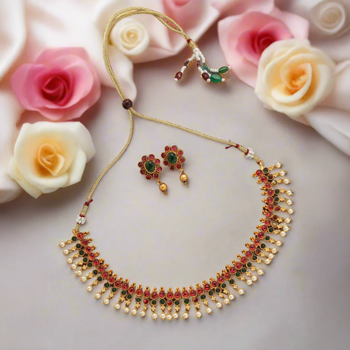 Jazz And Sizzle Necklet and Earring Pack of 2 for women