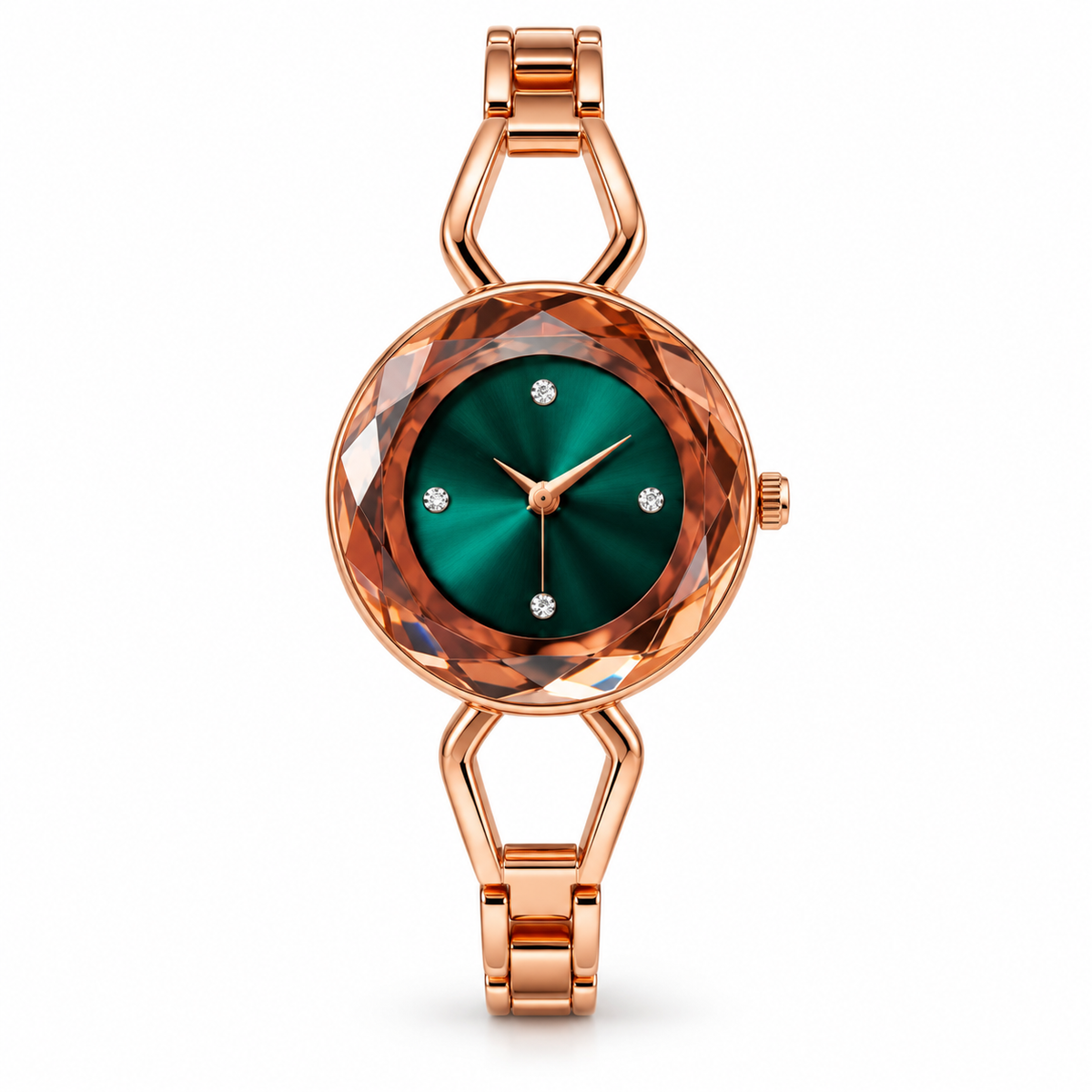 Women’s Emerald Green Dial Bracelet Watch- WJ-JS26-LD0058