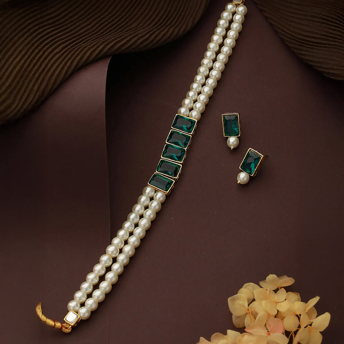 Jazz And Sizzle Necklet and Earring Jewelry Set Combo for women