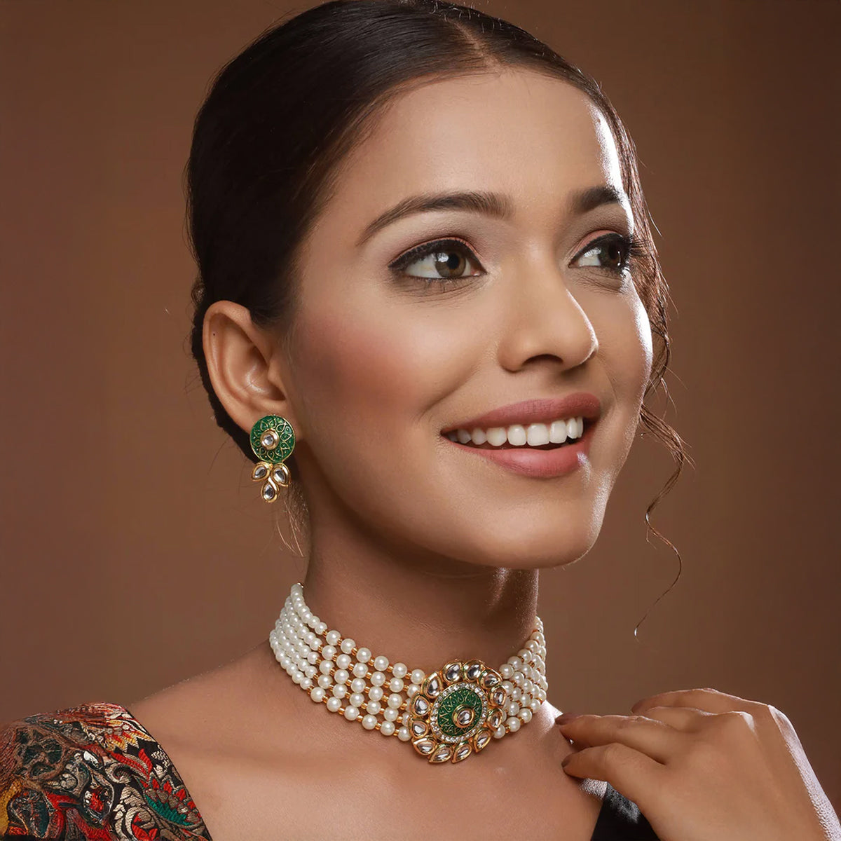 Jazz And Sizzle Necklet and Earring Jewelry Set Combo for women