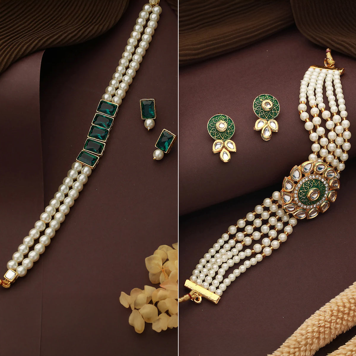 Jazz And Sizzle Necklet and Earring Jewelry Set Combo for women