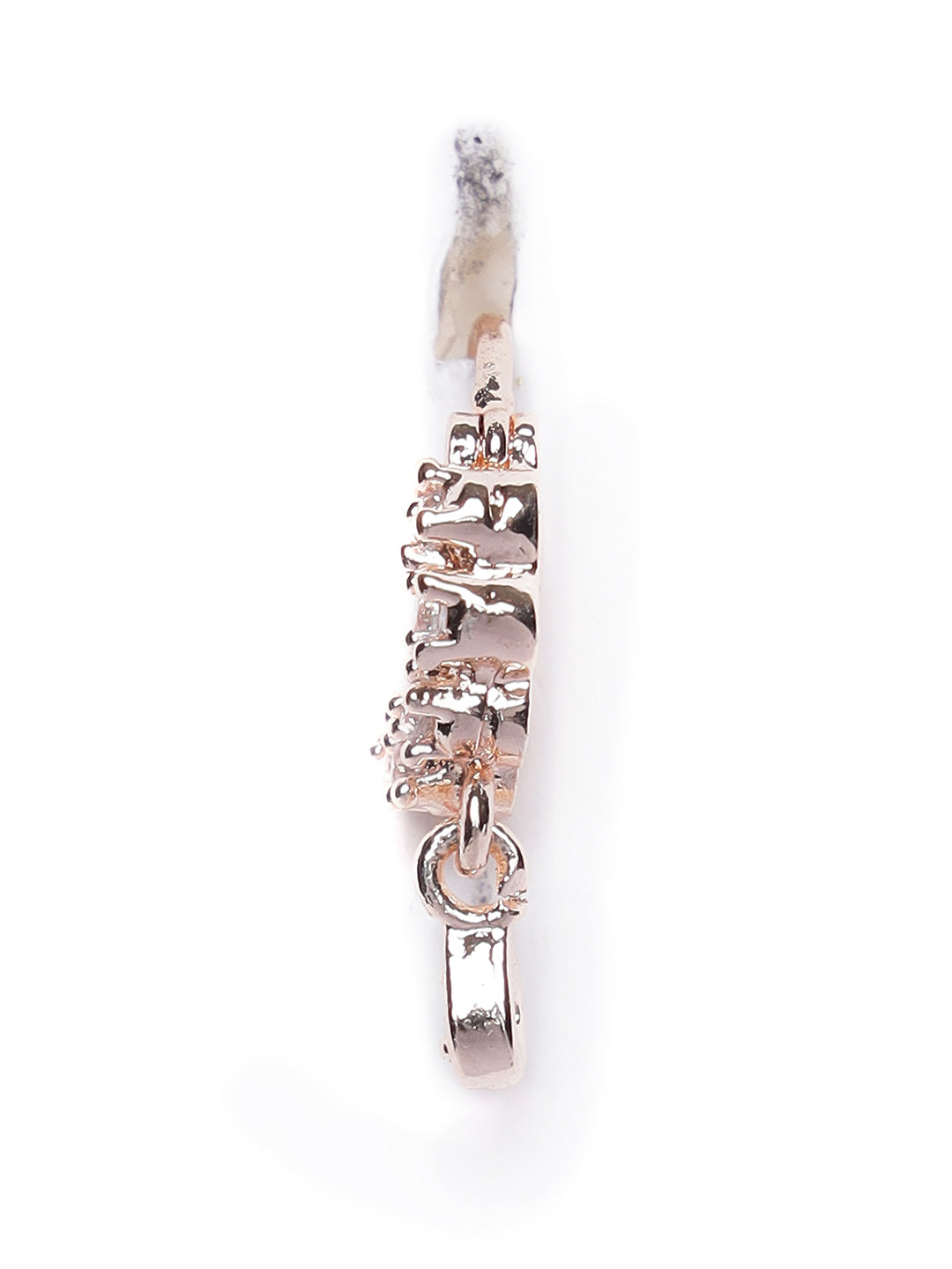 Set of 2 Rose Gold & Gold-Plated American Diamond Studded Nose Pins - Jazzandsizzle