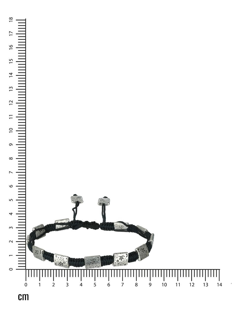 Set of 2 Rectangular Black Thread Boho style Anklets/Bracelet - Jazzandsizzle