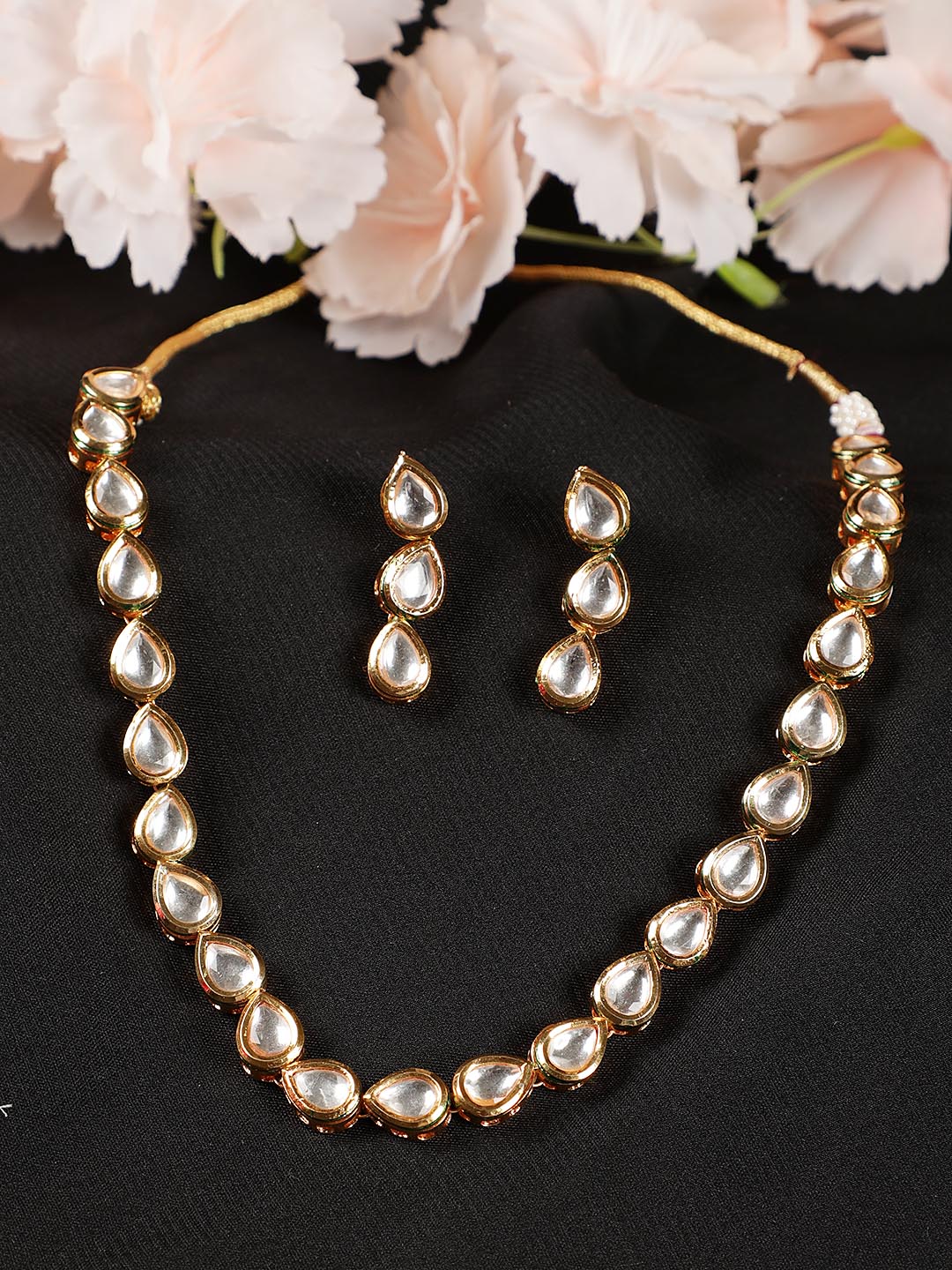 Kundan Gold Plated Jewellery Set - Jazzandsizzle
