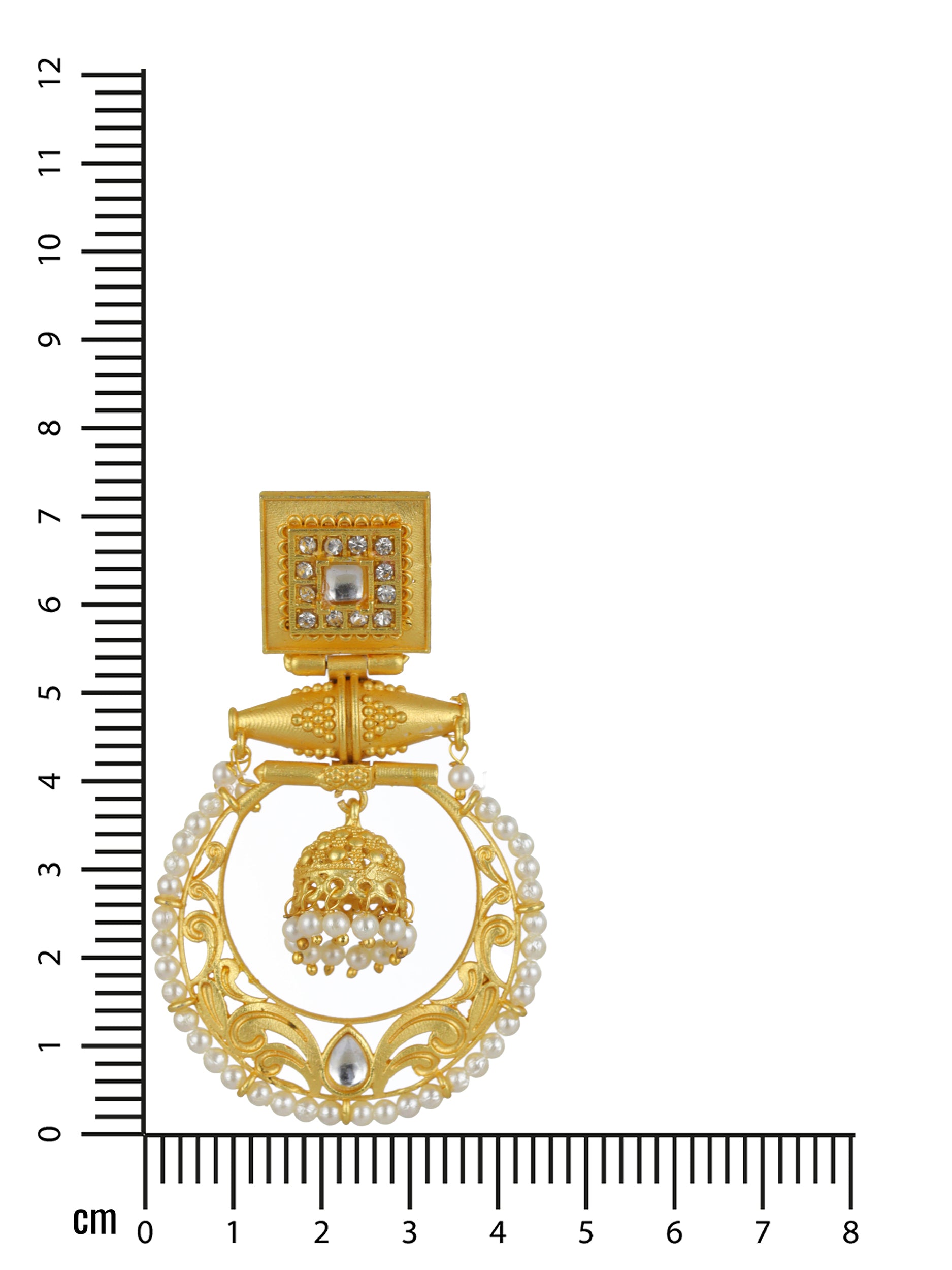 Gold-Toned Contemporary Drop Earrings - Jazzandsizzle