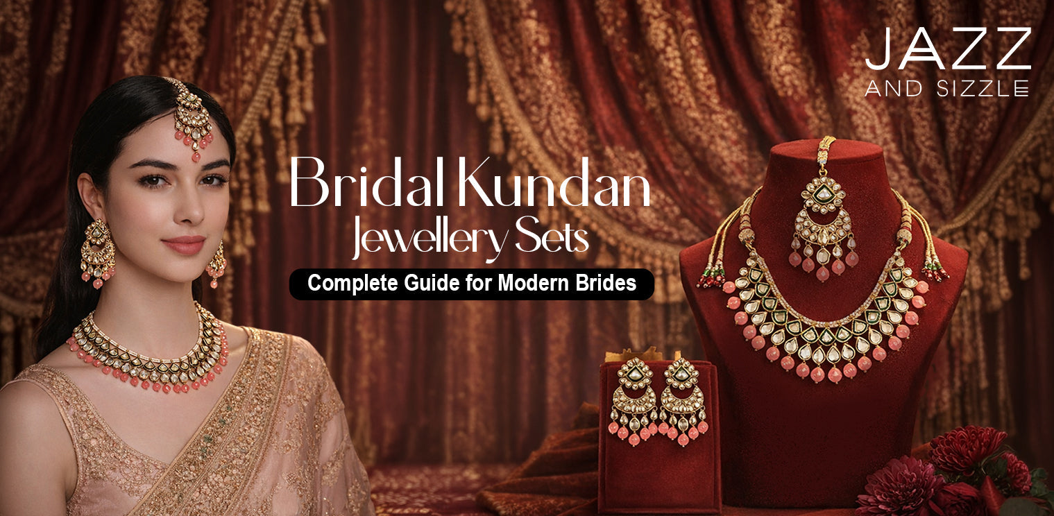 Kundan bridal jewellery set