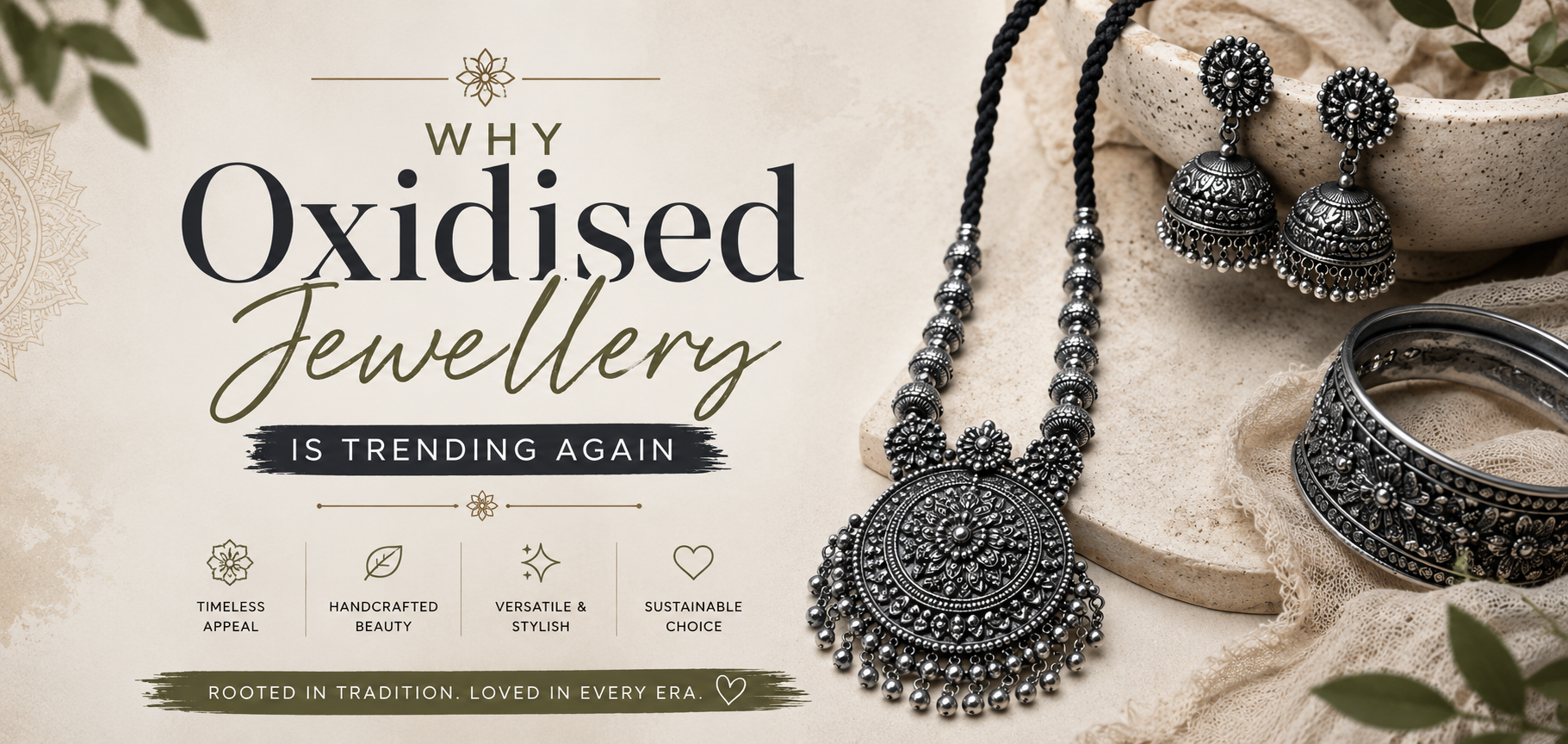 Why Oxidised Jewellery Is Trending Again