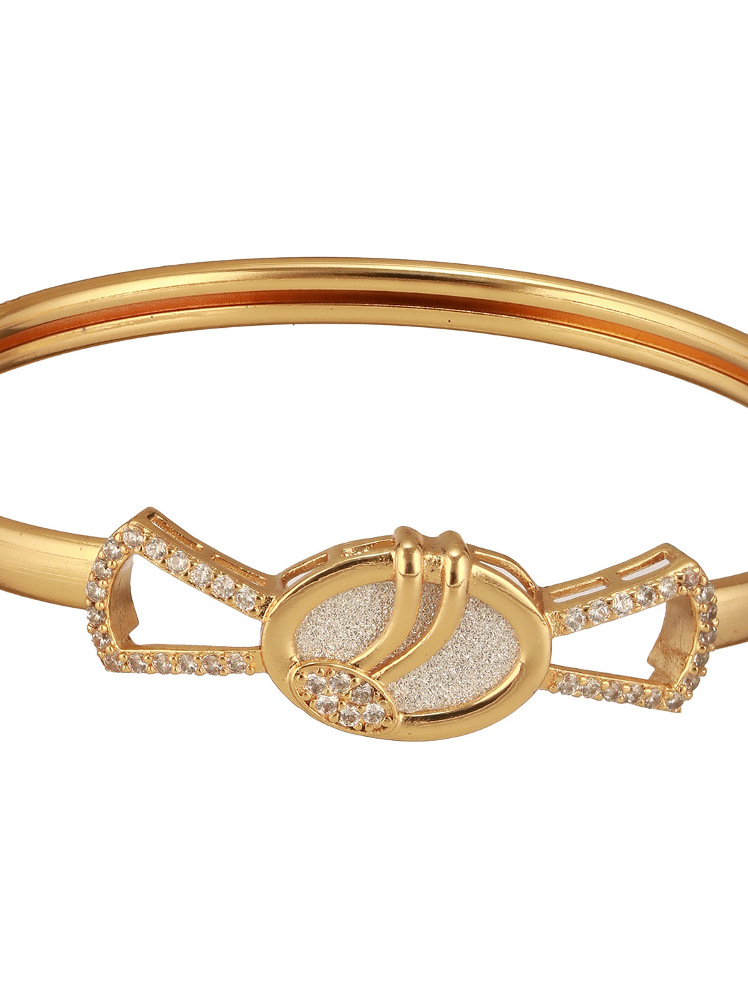 Gold-Plated Adjustable Bangles type Bracelet