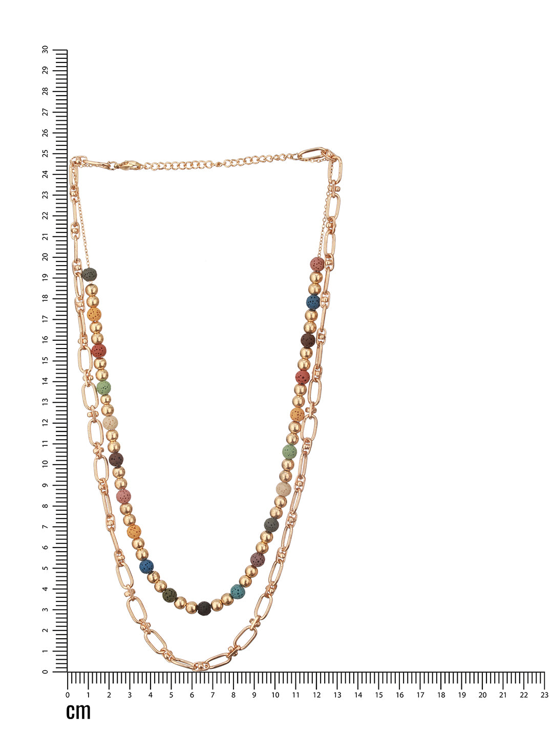 Jazz and Sizzle Gold-Plated Beaded Layered Jewellery Set